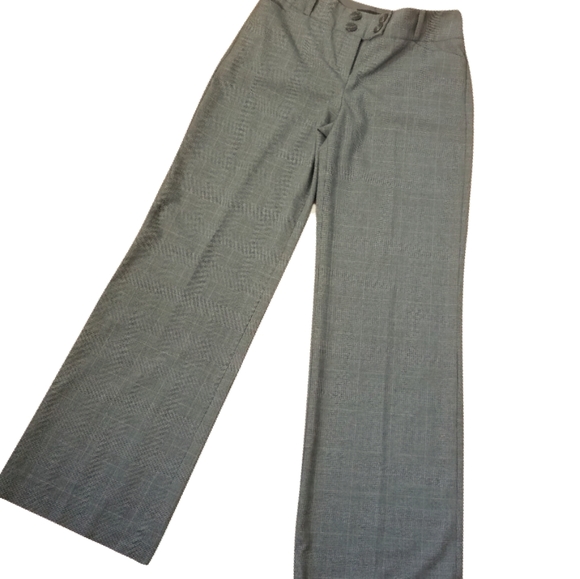 Wide Leg Gray with Hints of Purple Plaid Dress Pants by the Limited - Picture 9 of 11